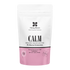 Honey Bloom Calm Gummies packaging featuring plant-powered wellness ingredients with broad-spectrum CBD and dragonberry flavor for stress relief.