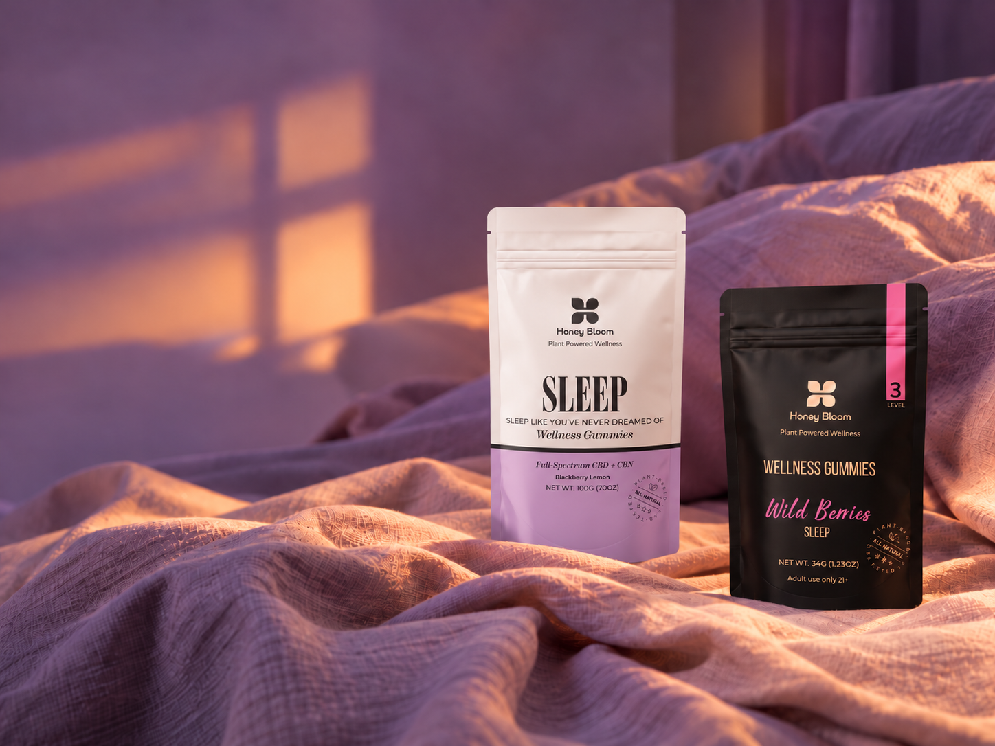 Honey Bloom nighttime routine