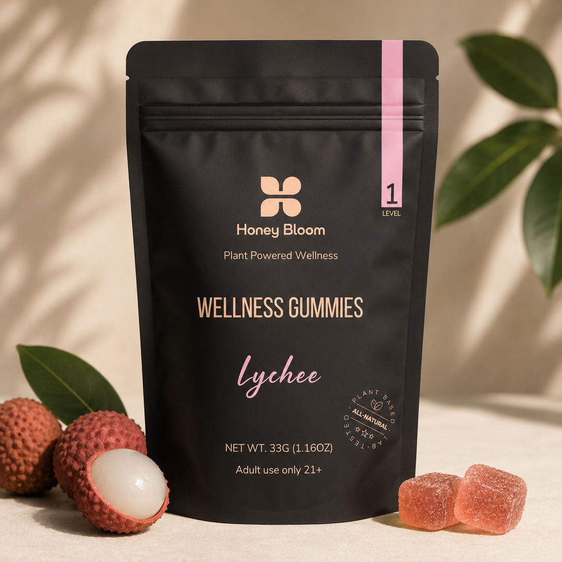 Level 1 Gummies - Light Effect | Calm | Grounding