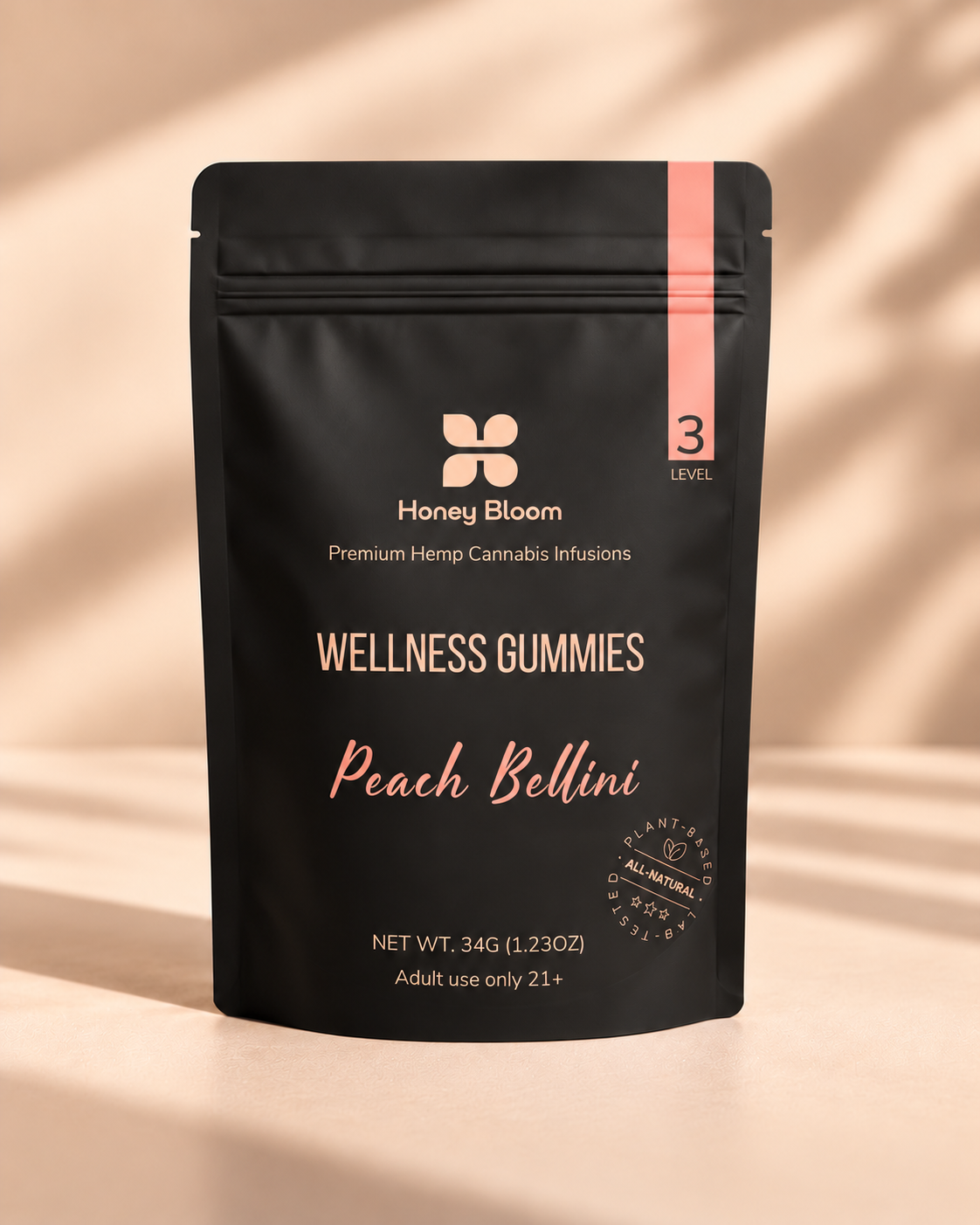 Level 3 Gummies — Peach Bellini